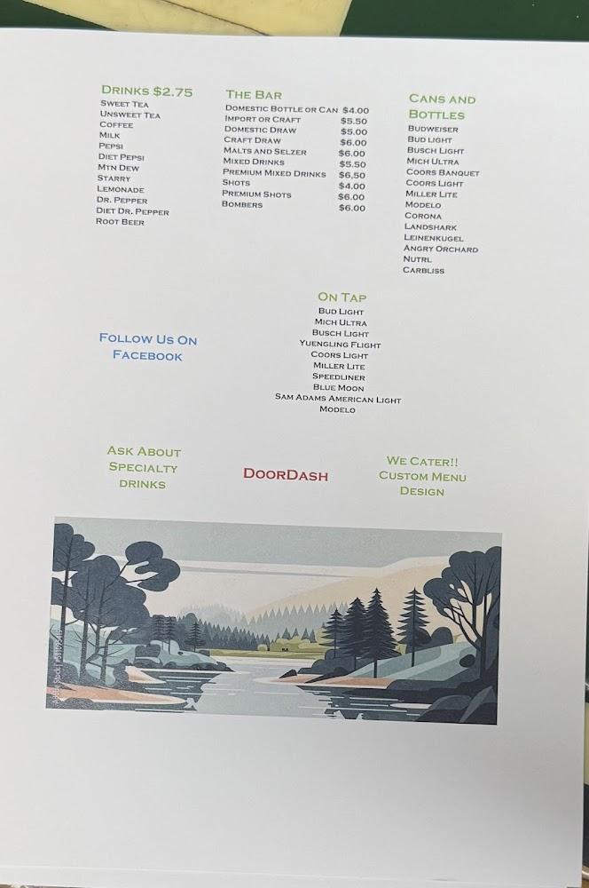 Clear Creek Menu image 3